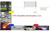 CVG Aluminios Nacionales , S.A. (CVG Alunasa)derechos.org.ve/pw/wp-content/uploads/MEMORIA-CVG-Alunasa-List… · • Gracias a la inversión en I+D+i, a la fecha, el Sistema de Gestión