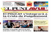 P10-12 El PDeCAT s integrarà a la Crida de Puigdemont · si s aposta per la sobirania immediata o quan sigui possible El PDeCAT s integrarà a la Crida de Puigdemont RENÚNCIA ·