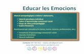Educar les Emocions · Educar les Emocions és un projecte que neix de la voluntat d’ajudar als infants a desenvolupar-se, posant especial èmfasi en l’aprenentatge emocional