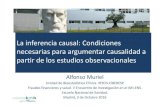 La inferencia causal: Condiciones necesarias para ...finsalud.com/wp-content/uploads/2016/10/Inferencia_Causal_Alfonso-Muriel.pdfLa inferencia causal: Condiciones necesarias para argumentar