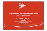 David Edery Muñoz · Artículo No. 9, Numeral 10.2 de la Ley del IGV El servicio de asistencia que brindan los Centros de Llamadas y Centros de Contacto consiste en el sumiiinistro