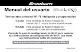 Manual del usuario - Braeburn Systems · 2019. 8. 20. · Manual del usuario 8 INSTRUCTIONS DAY/TIME 2 Configuración de las opciones del usuario Opciones del usuario avanzadas Las