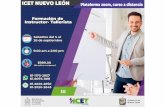 Presentación de PowerPoint · 9/3/2020  · Gobierno de Nuevo León . ICET NUEVO LEóN Redes Sociales Del 7 al 11 de septiembre 9:00 am a 1:00 pm $100.00 (No aplica a empresa) 81-2436-5106