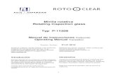 Mirilla rotativa Rotating inspection glass Typ P-11500€¦ · Es importante que conozca exactamente el significado de estos pictogramas para utilizar correctamente este manual de