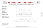 Boletín Oficialboletinoficial.sonora.gob.mx/boletin/images/boletinesPdf/2017/agost… · Boletín Oficial . Tomo CC Hermosillo, Sonora Número 14 Jueves 17 de Agosto del 2017 . Directorio