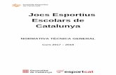 Jocs Esportius Escolars de Catalunyaucec.cat/carpeta17/jeec/normatives_jeec_2017-18.pdf · vistiplau de la Comissió de Seguiment de l’Esport Escolar de Catalunya, d’acord amb