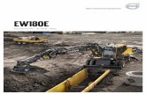Volvo Brochure Wheeled Excavator EW180E Spanish6bc).pdf · y tiene homologación para viajar por carretera, de modo que pueda transportar las herramientas e implementos a y desde