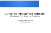 Curso de Inteligencia Artificial - Departamento de Ciencias de la ...turing.iimas.unam.mx/~luis/cursos/IA2013-2/slides/s13_hmm.pdf · Curso de Inteligencia Artificial Modelos Ocultos