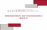 Fundación Civismo - MEMORIA ACTIVIDADES 2017...Día de la Liberación Fiscal 2017 13 La Factura fiscal de las empresas en España 47 La Deuda pública y el ahorro de las familias