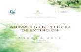 ANIMALES EN PELIGRO DE EXTINCIÓN - INE Honduras ine/Boletines... · - Animales en peligro de extinción - 03 Principales causas de la extinción de animales en Honduras: 1. La caza