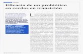 Eficacia de un probiótico en cerdos en transición · J. M. Alvarez2 y A. A. Guerra2 1 Facultad de Ciencias Agropecuarias. Universidad Central de las Villas (Cuba). 2Departamento