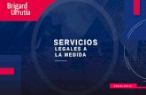 Presentación de PowerPoint Legales a la Medida_0.pdfPor ello, hemos desarrollado un nuevo portafolio de servicios legales en el que ... la operación de su negocio 1 2 SERVICIOS ESPECIALES
