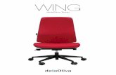 WING · Wing presenta una Colección de sillas ergonómicas con asiento y respaldo tapizados para puestos de trabajo, incluyendo aquellos que requieran uso continuado de pantallas