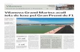 Vilanova Grand Marina acull iots de luxe pel Gran Premi de F1 · Vilanova Grand Marina està per estrenar, ja que les obres de l’àrea de la marina s’han finalitzat aquest mes