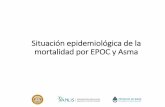 Situación epidemiológica de la mortalidad por EPOC y Asma · Tuberculosis. • Aumento de ... •Mortalidad por EPOC y Asma: distribución y tendencia. •Morbilidad por EPOC y