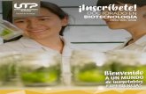 ¡Inscríbete!programasacademicos.utp.edu.co/plegable/uploads/doctora... · 2019. 10. 4. · Biología celular y molecular Bioinformática II, programación y algoritmos Bioinformática