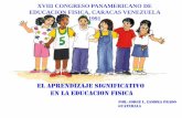 XVIII CONGRESO PANAMERICANO DE EDUCACION FISICA, …drjorgezamoraprado-ceap.com/wp-content/uploads/2018/10/EL-APR… · XVIII CONGRESO PANAMERICANO DE EDUCACION FISICA, CARACAS VENEZUELA