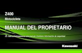 MANUAL DEL PROPIETARIO · 2020. 7. 20. · Contiene información de seguridad. Black plate (1,1) ESPAÑOL Motocicleta Manual del propietario Instrucciones originales. Black plate