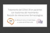 Tratamiento del COVid-19 en pacientes con trastornos del ... · Revisión de interacciones farmacologicas Dra. Mónica M. Kurtis y Dr. Daniel Macias en nombre del GETM de la SEN.