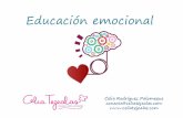 educación emocional file 2019 celiatejealas€¦ · Las emociones forman parte de nuestro día a día y condicionan nuestra manera de actuar Inteligencia emocional, término en importante