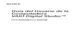 Guía del Usuario de la Computadora VAIO Digital Studio™€¦ · Desde el panel frontal de la computadora VAIO® se puede acceder a las unidades ópticas y de disquete. También
