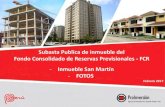 Presentación de PowerPoint€¦ · Declaratoria de Interés Octubre 2014 Subasta Publica de inmueble del Fondo Consolidado de Reservas Previsionales - FCR-Inmueble San Martín-FOTOS.