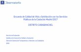 Presentación de PowerPoint - Ayuntamiento de Madrid · 2018. 4. 2. · Todas las preguntas de la encuesta •Indicadores Sintéticos (IS): calculados según metodología indicadores