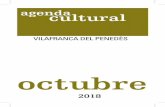 AGENDA OCTUBRE 18 traz - Vilafranca del Penedès · AGENDA OCTUBRE 18 traz.indd Author: Sandra Created Date: 9/25/2018 11:28:00 AM ...