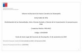 Informe Institucional de Avance Convenio de Desempeño...Universidad de Chile Revitalización de las Humanidades, Artes, Ciencias Sociales y Ciencias de la Comunicación: Un proyecto