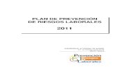 PLAN DE PREVENCIÓN DE RIESGOS LABORALES...planificación de la actividad preventiva, de la LEY 31/1995, de 8 de noviembre de prevención de riesgos laborales, el Servicio de Prevención