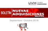 Septiembre / Octubre 2018 · o o-8 Clasificación T385 A6743 2017 Aprender AutoCAD 2017 con 100 ejercicios prácticos MEDIAactive Primera edición Editorial Alfaomega, 2017 Bases