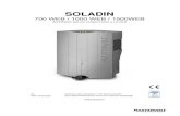 ManualSoladin700 1000 1500WEB ES - Merkasol€¦ · ES / Soladin 700/1000/1500 Web Manual de Usuario 3 Figura 0-1: Vista general 1. LED de encendido (Apartado 6.4) 2. Ventilador de