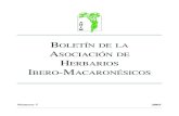 Boletín de la Asociación de Herbarios Ibero-Macaronésicos, vol. 7. … · 2008. 9. 1. · 4 Boletín de la AHIM, 7 (2005) Plantas de las Antillas recolectadas por Hans West (1758-1811)