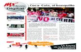 Coca- Cola, al banquillo - CCOO€¦ · Coca-Cola ha llegado hoy a la Audiencia Nacional, donde, coincidiendo con el juicio, se ha concentra-do la plantilla para reclamar que los