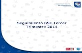 Seguimiento BSC Tercer Trimestre 2014 - srpack.com.cosrpack.com.co/sites/default/files/TextoImagenArchivo/Seguimiento_… · BSC CORPORATIVO 116,92% 95,46% 95,24% 88,63% 91,64% 100,95%