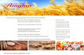 Food ingredients/Rohstoﬀe - Amylon · Mobil: +420 602 171 342, e-mail: svasta@amylon.cz Bulk package/Masse-Paket Container/Kontainer SCHÜTZ 640 l 11 kg PE bucket/Eimer 40 kg PE