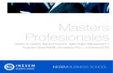 Masters Profesionales - Euroinnova Business School...utilizar metodologías ágiles (Extreme Programming, Scrum, Kanban) junto con el pensamiento learning by doing. Salidas Laborales