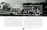 La (re)forma del pasado en Zelig: verdades detrás del ...€¦ · Zelig: verdades detrás del “falso documental” Karina Romero Minutti. que puede resultar de especial interés