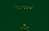 OYSTER PERPETUAL YACHT-MASTER - Rolex...Su caja, con una hermeticidad garantizada hasta 100 metros, es un ejemplo de robustez y fiabilidad. Su corona Triplock, dotada del sistema de