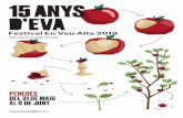 Festival En Veu Alta 2019 - Inici 2019 - En Veu Alta · Us convidem a seguir o a recomanar les xarxes socials del festival EVA Facebook, twitter i intagram @evafestival - #evafestival