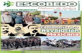 INDICE - General Escobedo · DESFILE “CENTENARIO DE LA REVOLUCIÓN MEXICANA” ... 20´600,000.00 FONDO DE FORTALECIMIENTO MUNICIPAL 140´000,000.00 SUBSEMUN 5´000,000.00 APORTACIONES