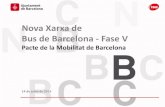 Informe Nova Xarxa de d’estiu 2011 · Informe d’estiu 2011 Títol en Arial negreta, cos 19, alineat a l’esquerra. 7 de setembre de 2011 Nova Xarxa de Bus de Barcelona - Fase