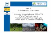 Avances y resultados de REGATTA (Portal Regional para la .... REGATTA_marco general... · recursos costeros. 1. Análisis de brechas en la capacidad técnica. 2. Evaluaciones sobre