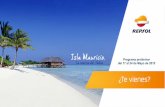 Programa preliminar del 17 al 24 de Mayo de 2015media.nautaliaviajes.com/docs/teaser-mauricio-repsol.pdf- 18 de Mayo, Lunes: Llegada a Mauricio y traslado al Hotel - Del 18 de Mayo