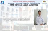 Diapositiva5 - hospitalfacatativa.gov.co WEB 2017/NUESTR… · Social del - Hospital Rafael de Facatativa Líder de Programa Servicios Ambulatorios JOSE ARTURO ROJAS GUTIERREZ Cargo: