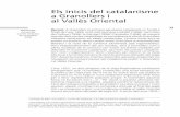 Els inicis del catalanisme a Granollers i al Vallès Orientaldiposit.ub.edu/dspace/bitstream/2445/69473/1/529181.pdf · I, pàg. 27). Sobre la Unió Catalanista, vegeu Jordi Llorens,