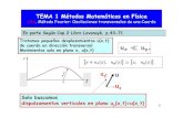 TEMA 1 Métodos Matemáticos en Física · 2014. 12. 11. · 9 TEMA 1 Métodos Matemáticos en Física L4A. Método Fourier: Oscilaciones transversales de una Cuerda En parte Según