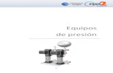 Equipos de presión - Flui2 · Grupos de presión con arranque directo BOMBAS Aplicaciones: Grupos de presión para instalaciones destinadas a edificación, industria y riego. Características