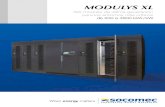 MODULYS XL - socomec.com · plataformas modulares, Socomec ha creado la próxima generación de soluciones SAI modulares de alta potencia: MODULYS XL. Christophe Dorschner, Product