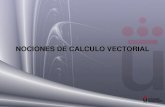 NOCIONES DE CALCULO VECTORIAL - cartagena99.com€¦ · ANÁLISIS VECTORIAL o ÁLGEBRA VECTORIAL: Suma, resta y multiplicación de vectores. o CÁLCULO VECTORIAL: Gradiente, divergencia